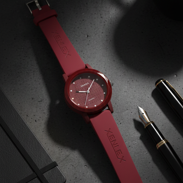 Ladies Waterproof Watch Elegant Round Dial With Soft Strap Stylish Design (Without Box)