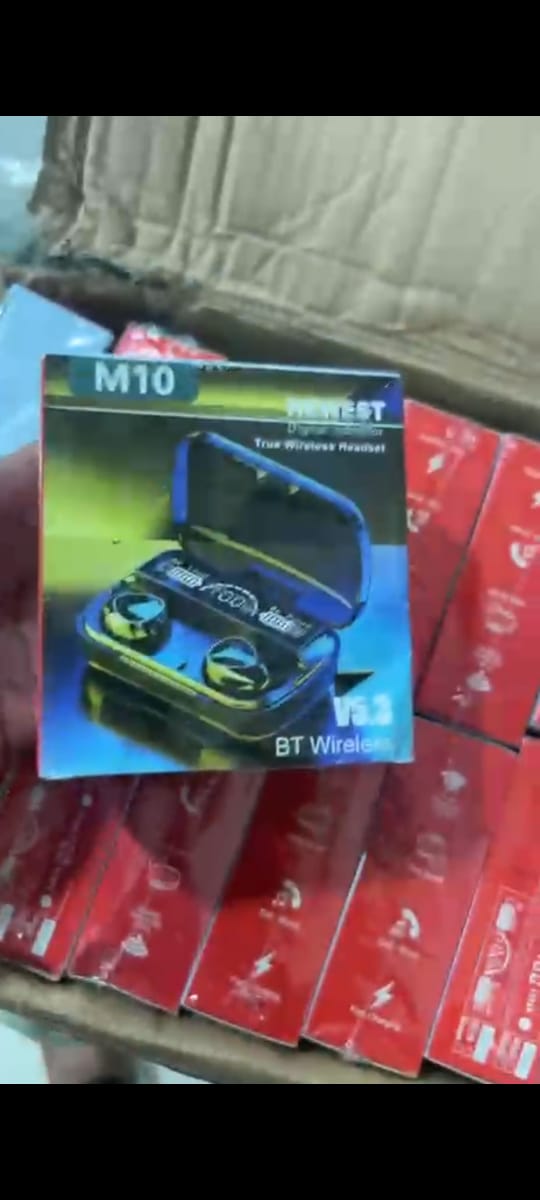 M10 TWS Bluetooth 5.3 Earbuds | Original M10 | LED Display | Wireless Earphones with Microphone