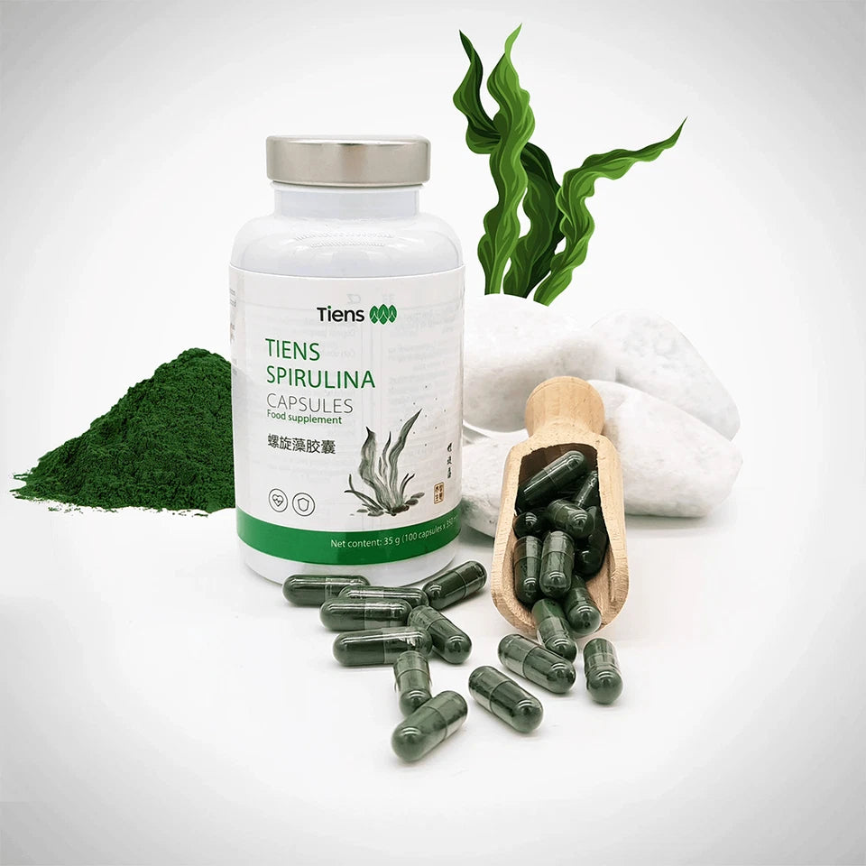 Spirulina Blood Booster, Energy Enhancer Support 100 capsules